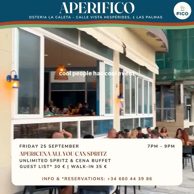 Gastronomía - APERIFICO Apericena y All You Can Spritz