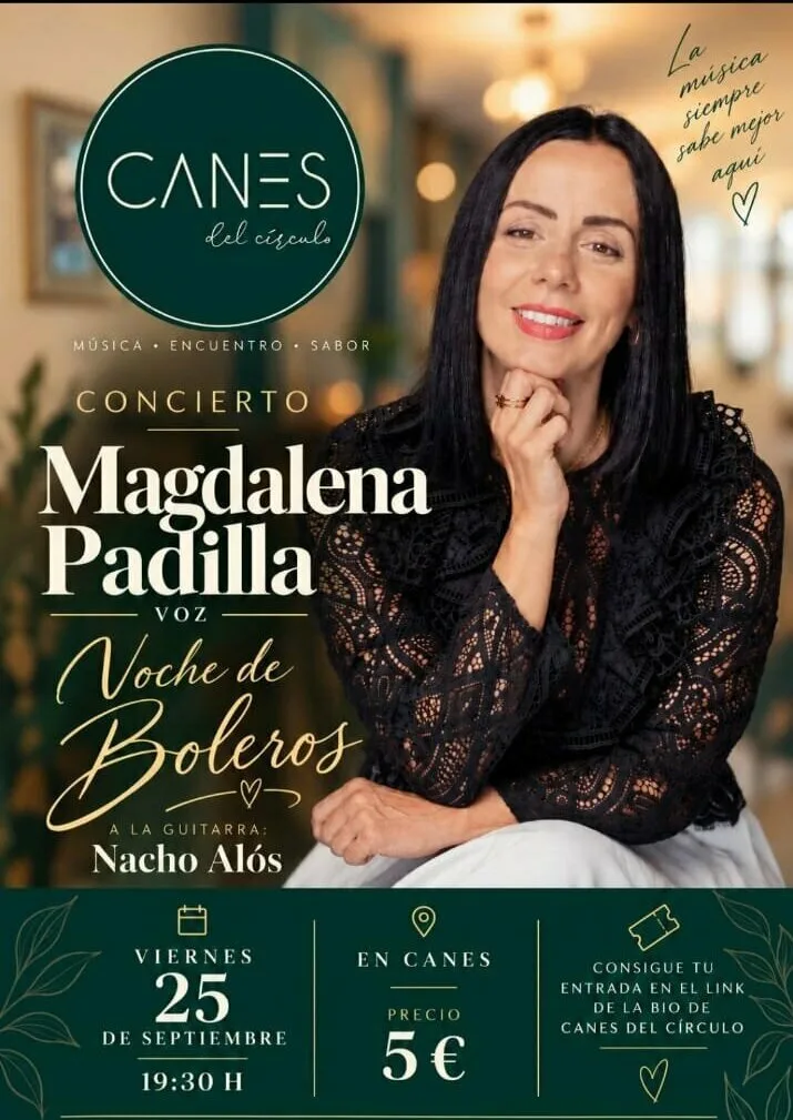 Concierto Magdalena Padilla Noche de Boleros